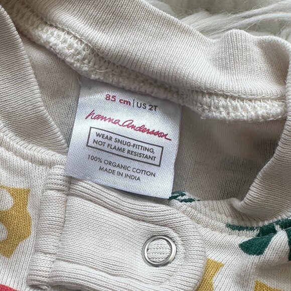 Hanna Andersson holiday zippy size 2T - Picture 2 of 2